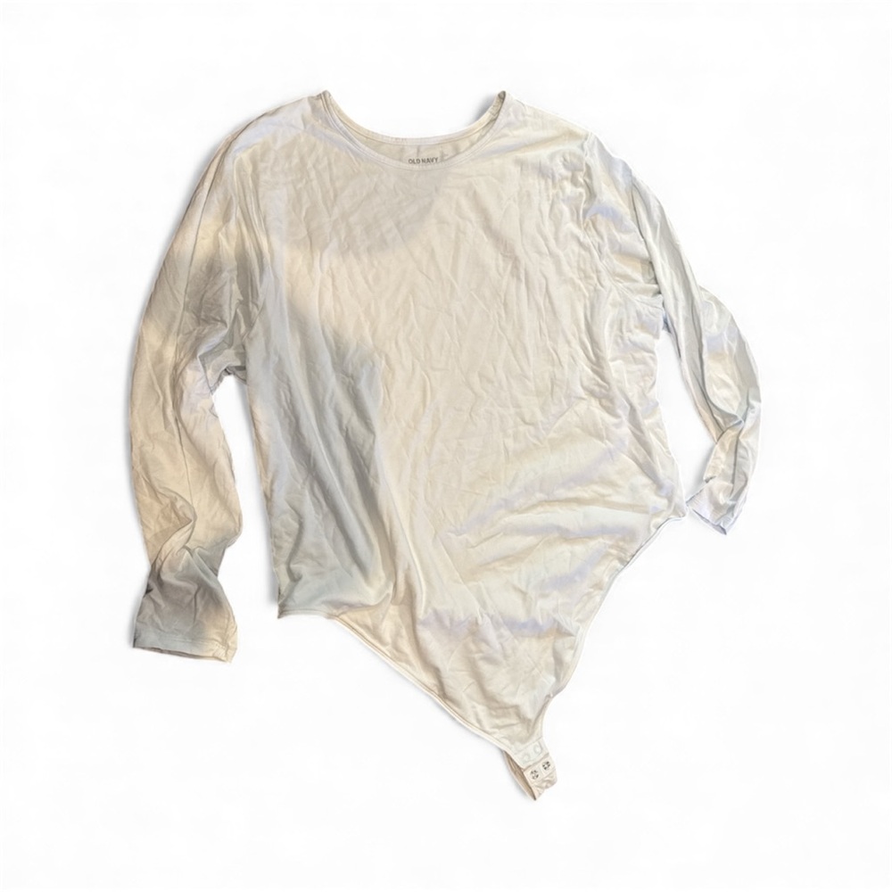 Old navy body suit White Long Sleeve